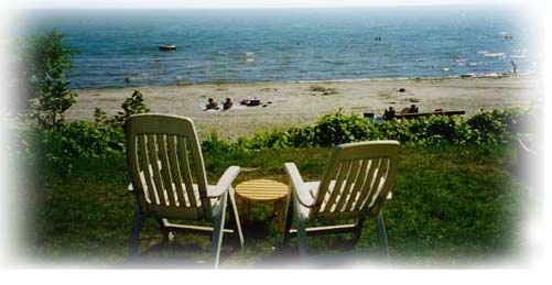 Enjoy the view of the beach below, or relax in the sand on your private beach!